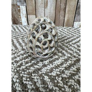 Intricate Carved Egg